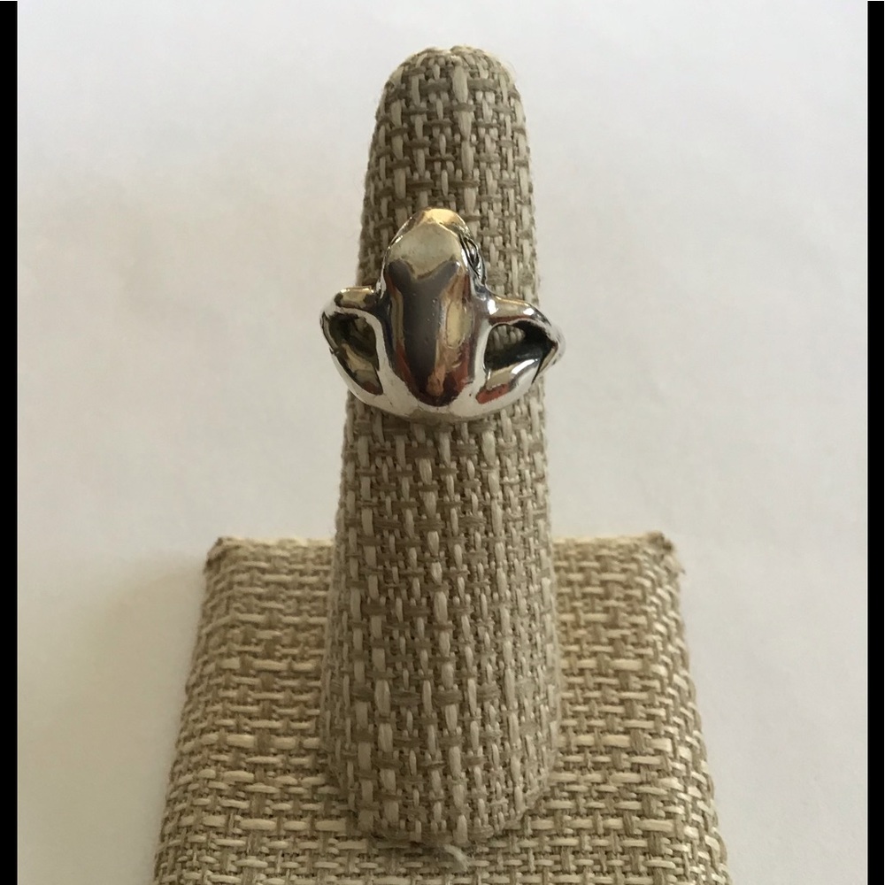 James Yesberger Sterling Frog Prince Ring Sz 5 - Picture 2 of 9